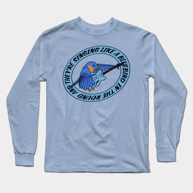 Bluebird in the Round Long Sleeve T-Shirt by GeePublic